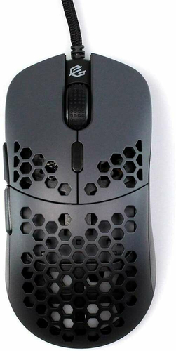 Mysz dla graczy G-Wolves Hati 2020 Edition Pixart 3360 Black widok z góry