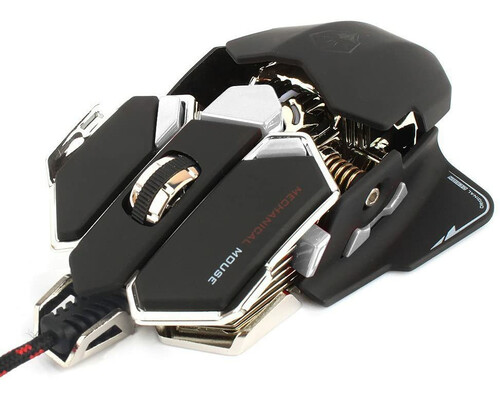 Mysz do graczy myszka do gier SUMLINK G10 4000DPI LED widok z boku