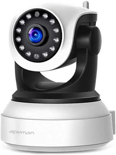 Niania elektroniczna IP Apeman ID71 1080P WiFi widok z przodu