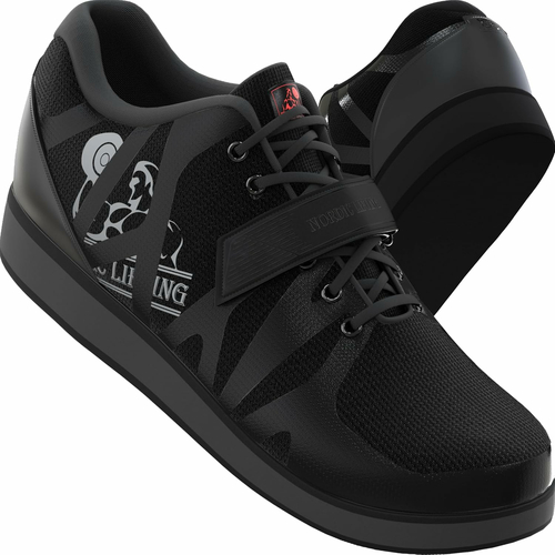 Nordic Lifting Megin - buty na siłownię do podnoszenia ciężarów, czarne