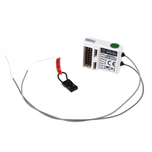 Odbiornik DEVO RX1002 Devention 10CH 2,4 GHz Walkera RM596 widok z przodu