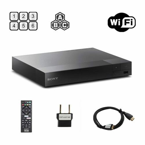 Odtwarzacz Blu-ray Sony BDP-S3700 HDMI USB WI-FI widok zestawu