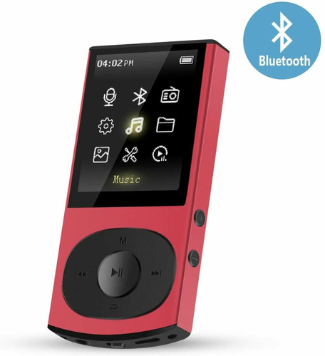 Odtwarzacz MP3 AGPTEK C3 8GB Bluetooth 4.0 FM widok z przodu