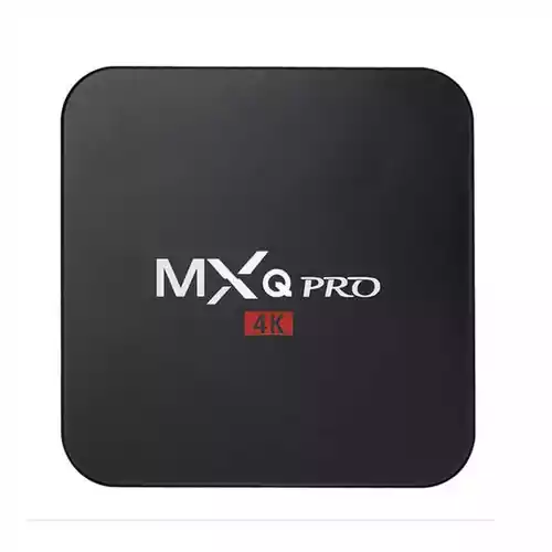 Odtwarzacz multimedialny tuner TV box MXQ PRO 4K Android 7.1.2 bez pilota widok z przodu