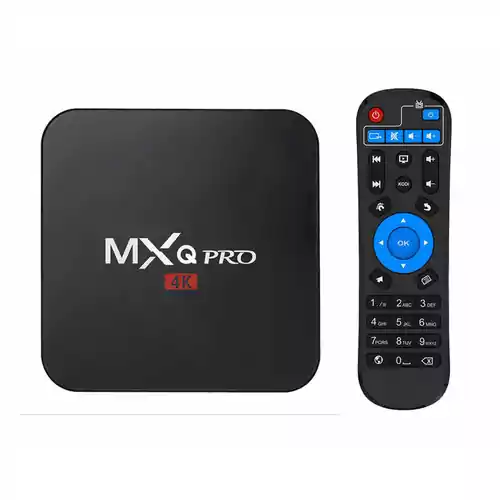 Odtwarzacz multimedialny tuner TV box MXQ PRO 4K Android 7.1.2 widok z przodu