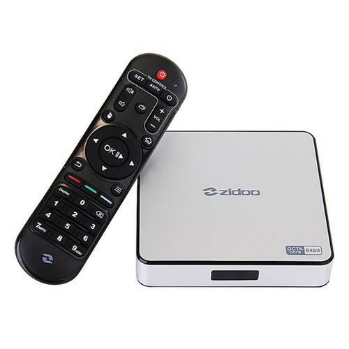 Odtwarzacz multimedialny tuner TV Box Zidoo X6 Pro widok z przodu
