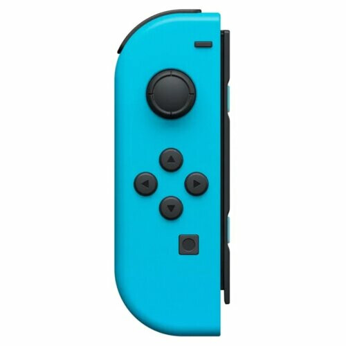 Oryginalny kontroler Nintendo Switch Joy-Con lewy niebieski widok z przodu