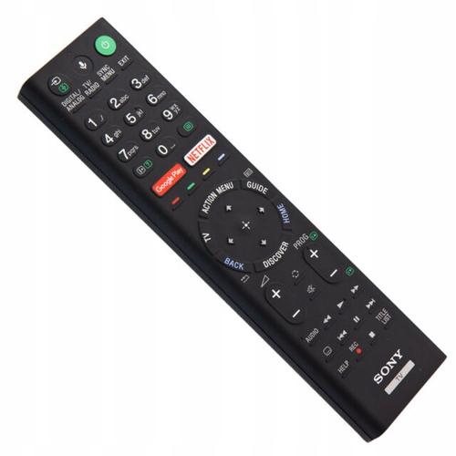 Oryginalny pilot Sony RMF-TX200E Voice Remote Control widok z przodu