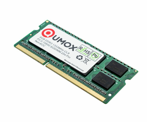 Pamięć RAM DDR3 8GB PC3-10600 1333MHz CL9 widok z boku