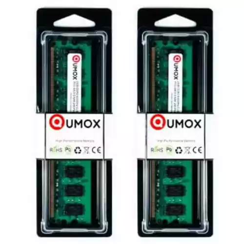 Pamięć ram Qumox 1X2GB DDR2 800MHz 240PIN DIMM widok z przodu