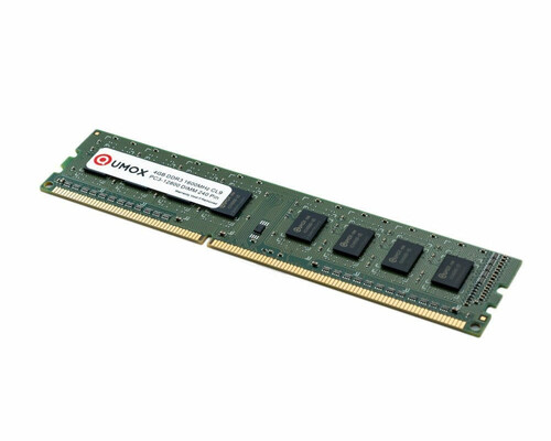 Pamięć ram Qumox 4GB DDR3 1600MHz PC3-10600 240 pin DIMM widok z boku