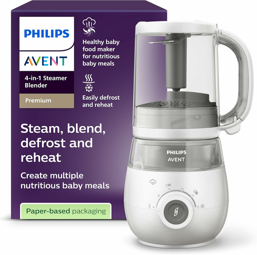 Philips Avent Blender Parowar SCF883/01 – gotowanie i miksowanie posiłków dla dzieci