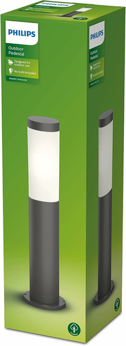 Philips Utrecht – słupek oświetleniowy LED 20W IP44, antracyt