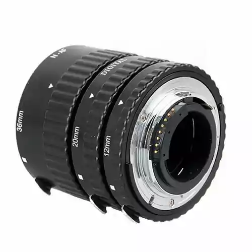 Pierścienie pośrednie adapter Nikon Commlite CM-ME-AFN widok z tyłu