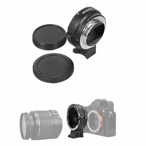 Pierścienie pośrednie konwerter Commlite CM-EF-NEX Canon EF-Sony E widok zastosowania