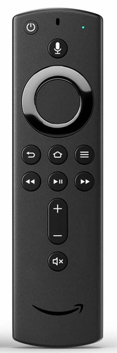 Pilot do Fire TV Stick 4K AmazonBasics Netflix YouTube Alexa widok z przodu