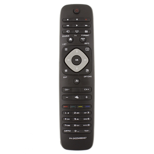 Pilot do Philips LCD/LED 242254990467 zamiennik widok z przodu.