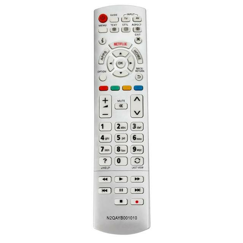 Pilot do telewizora LCD Panasonic N2QAYB001010 widok z przodu