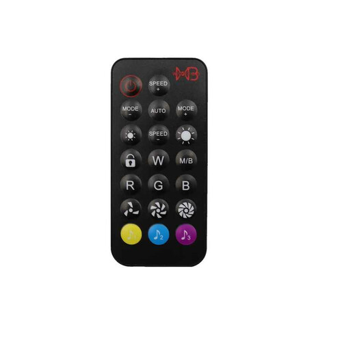 Pilot zdalnie sterowany do LED RGB MSI widok z przodu.
