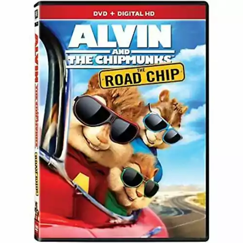 Płyta DVD film Alvin und die Chipmunks Road Chip DE widok z przodu.