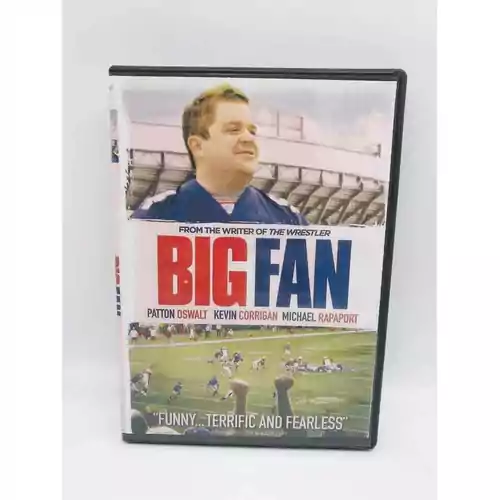 Płyta DVD film Big Fan 2010r. Patton Oswalt widok z przodu.