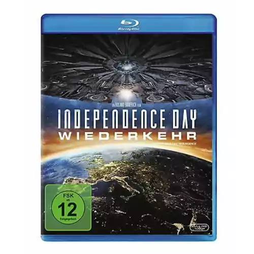 Płyta DVD film Independence Day Resurgence 2016 DE widok z przodu.