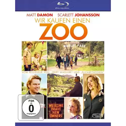 Płyta DVD film Kupiliśmy zoo Wir kaufen einen Zoo DE widok z przodu.
