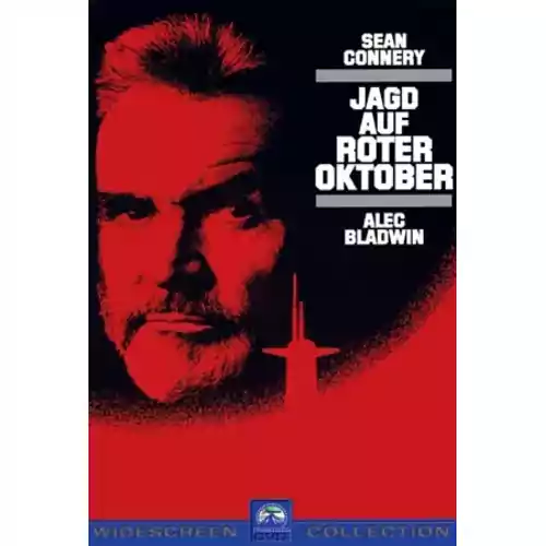 Płyta DVD film Polowanie na Czerwony Październik 1990 DE widok z przodu.