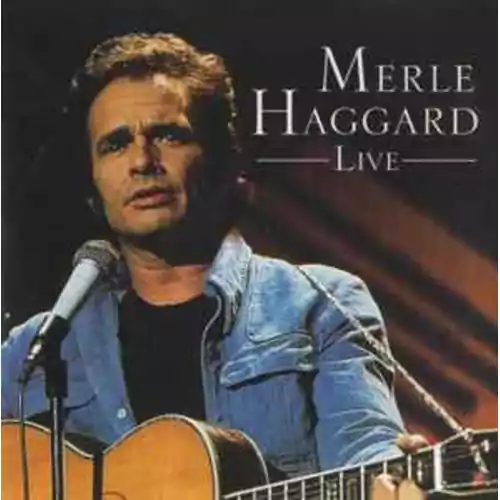 Płyta kompaktowa Country Live Merle Haggard CD widok z przodu.