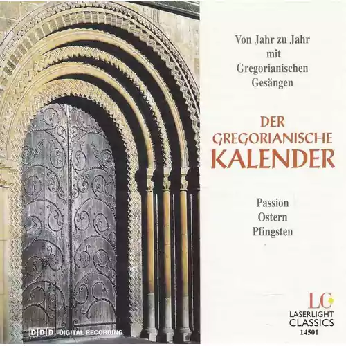 Płyta kompaktowa Der Gregorianische Kalender CD widok z przodu.