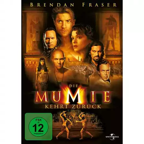Płyta kompaktowa Die Mumie kehrt zurück DVD widok z przodu.