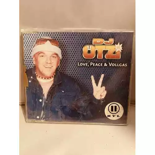Płyta kompaktowa DJ Ötzi Love,Peace &amp; Vollgas CD widok z przodu.