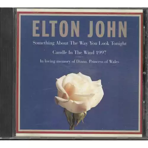 Płyta kompaktowa Elton John Candle In The Wind 1997 widok z przodu.