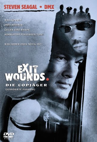 Płyta kompaktowa Exit Wounds Die Copjäger Steven Seagal DVD widok z przodu.