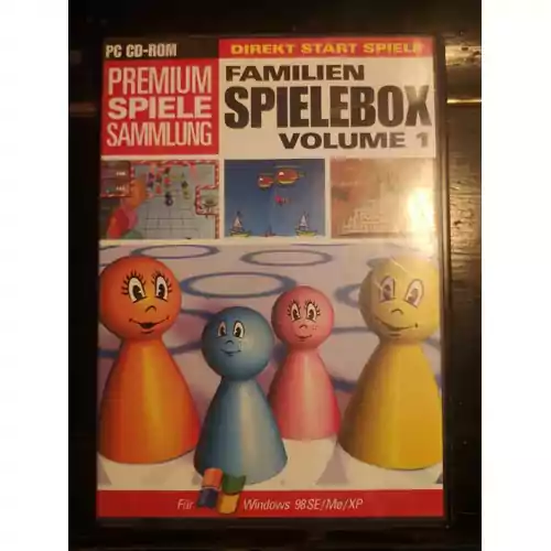 Płyta kompaktowa Familien Spielebox Vol1 CD widok z przodu.