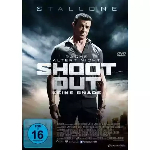 Płyta kompaktowa film Shootout Keine Gnade Sylvester Stallone 2012 DVD widok z przodu.