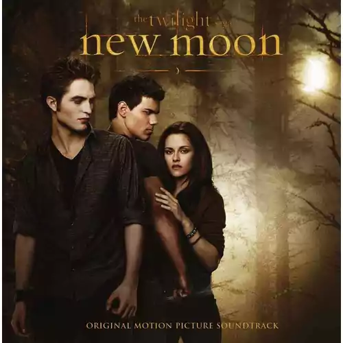 Płyta kompaktowa film The Twilight Saga New Moon DVD widok z przodu.
