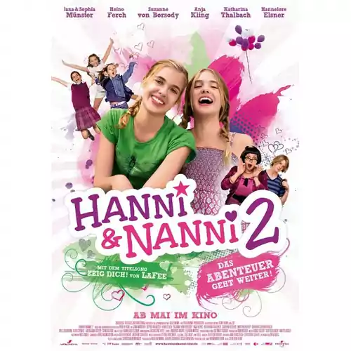 Płyta kompaktowa HANNI I NANNI 2 DVD widok z przodu.
