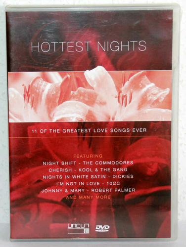 Płyta kompaktowa Hottest Nights. 11 Of The Greatest Love Songs Ever DVD widok z przodu.