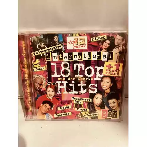 Płyta kompaktowa International 18 TOP aus den Charts CD widok z przodu.