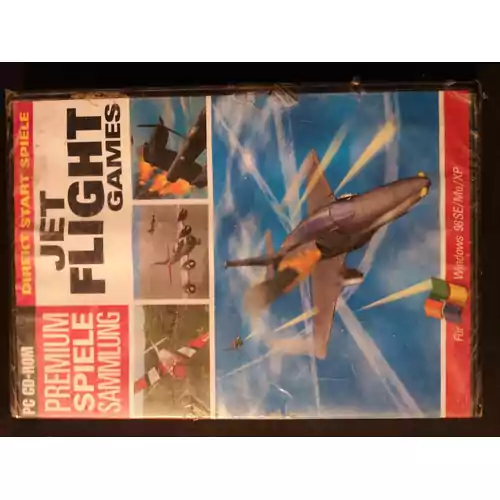 Płyta kompaktowa Jet Flight Games PC CD widok z przodu.