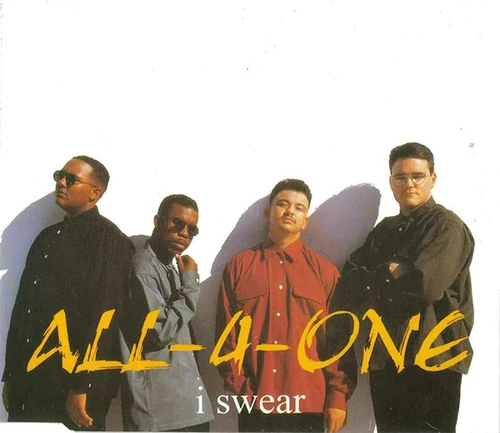 Płyta kompaktowa muzyka All-4-One I Swear CD widok z przodu.