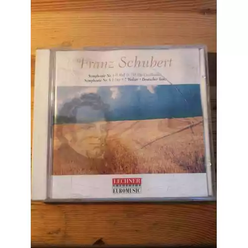 Płyta kompaktowa muzyka Franz Schubert Symphonie NR8 CD widok z przodu.