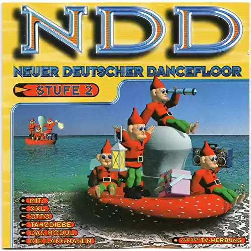 Płyta kompaktowa muzyka NDD Neuer Deutscher Dancefloor Stufe 2 CD widok z przodu.
