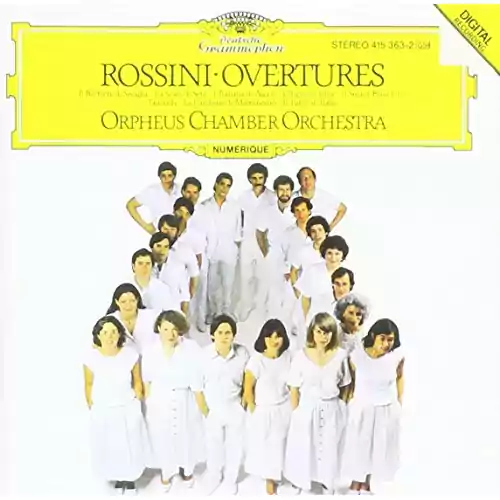 Płyta kompaktowa muzyka Orpheus Chamber Orchestra - Rossini: Overtures CD widok z przodu.