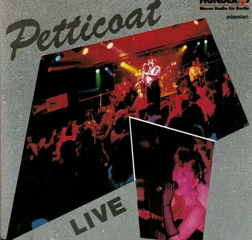 Płyta kompaktowa muzyka Petticoat Live Voices Of Rock'n'Roll CD widok z przodu.