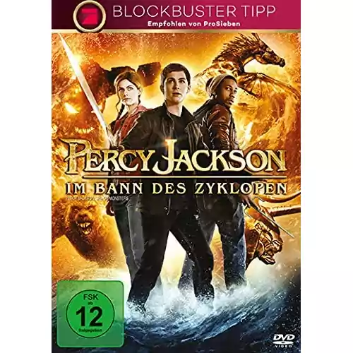 Płyta kompaktowa Percy Jackson 2 Im Bann des Zyklopen DVD widok z przodu.