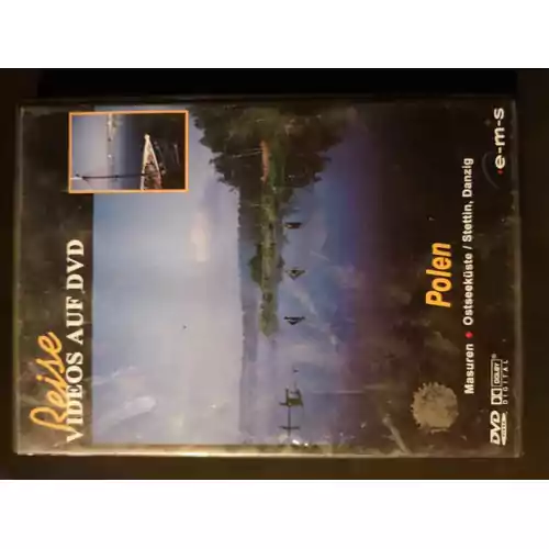 Płyta kompaktowa Reise auf Video DVD POLEN Masuren DVD widok z przodu.