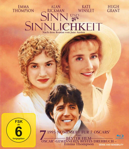 Płyta kompaktowa Rozważna i romantyczna (Sinn und Sinnlichkeit) DVD widok z przodu.