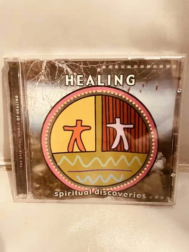 Płyta kompaktowa spiritual discoveries Healing CD widok  z boku.